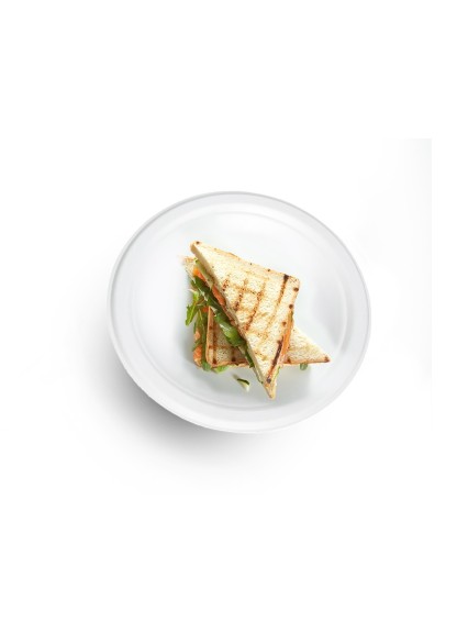 Plato Fibra Caña Ø225
