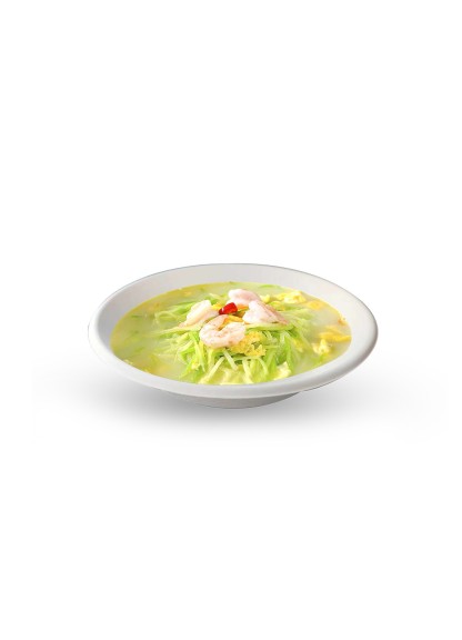Plato Hondo Fibra Caña