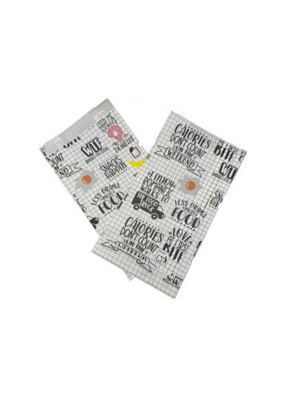 Bolsa Antigrasa Fast Food 12+5x26