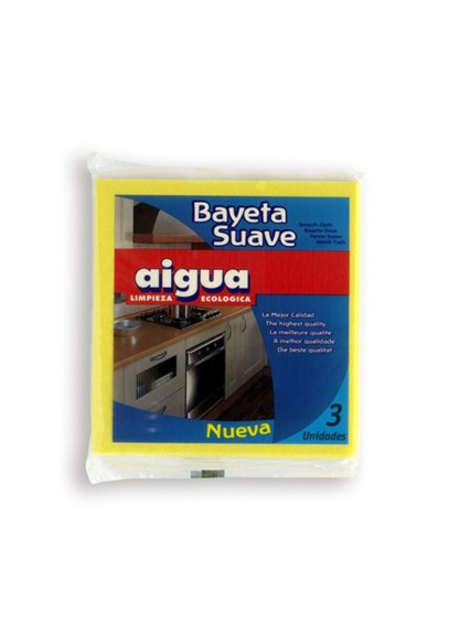Bayeta suave Amarilla 3 Unds.
