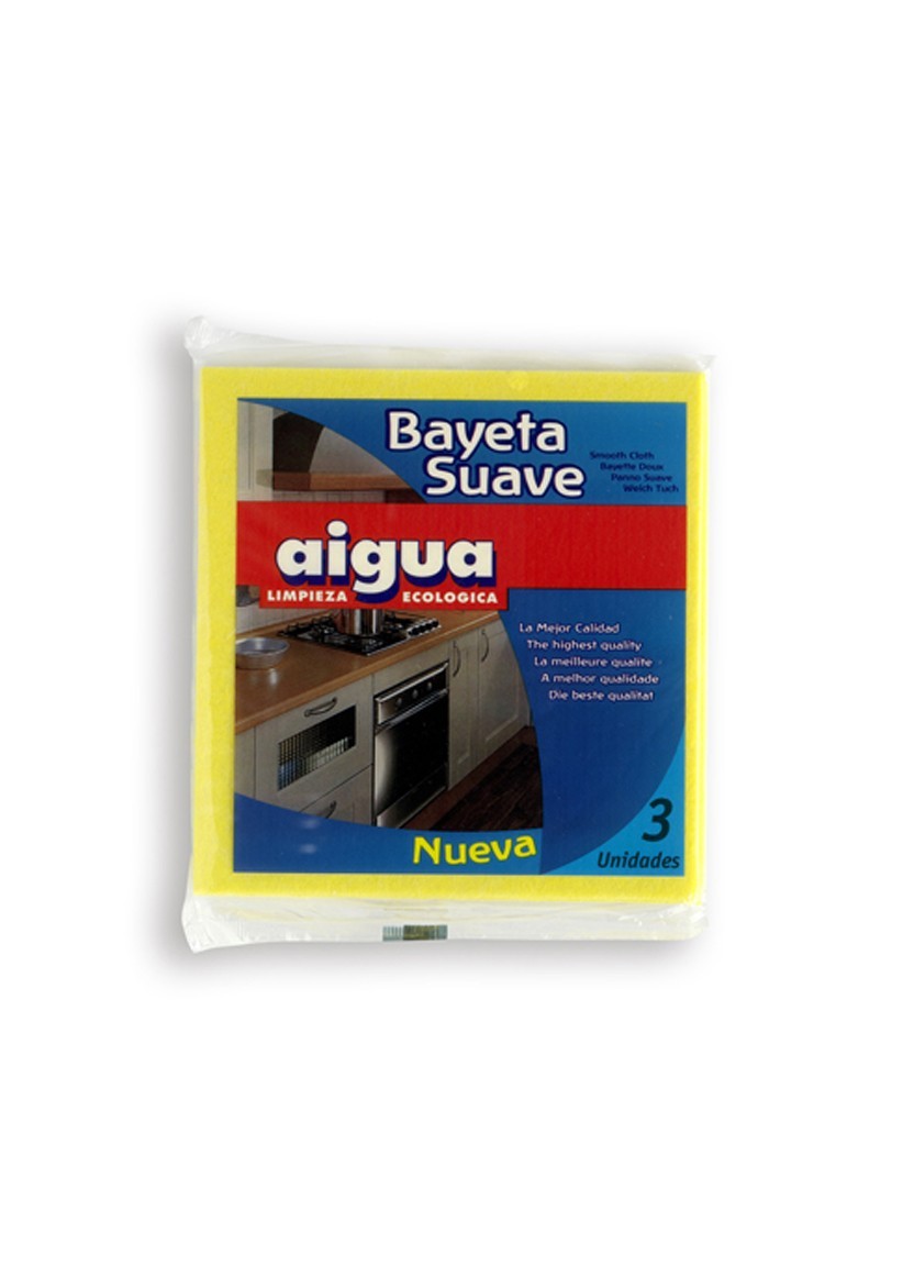Bayeta suave Amarilla 3 Unds.