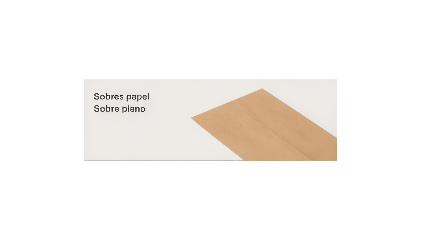 Sobres papel,Sobre plano