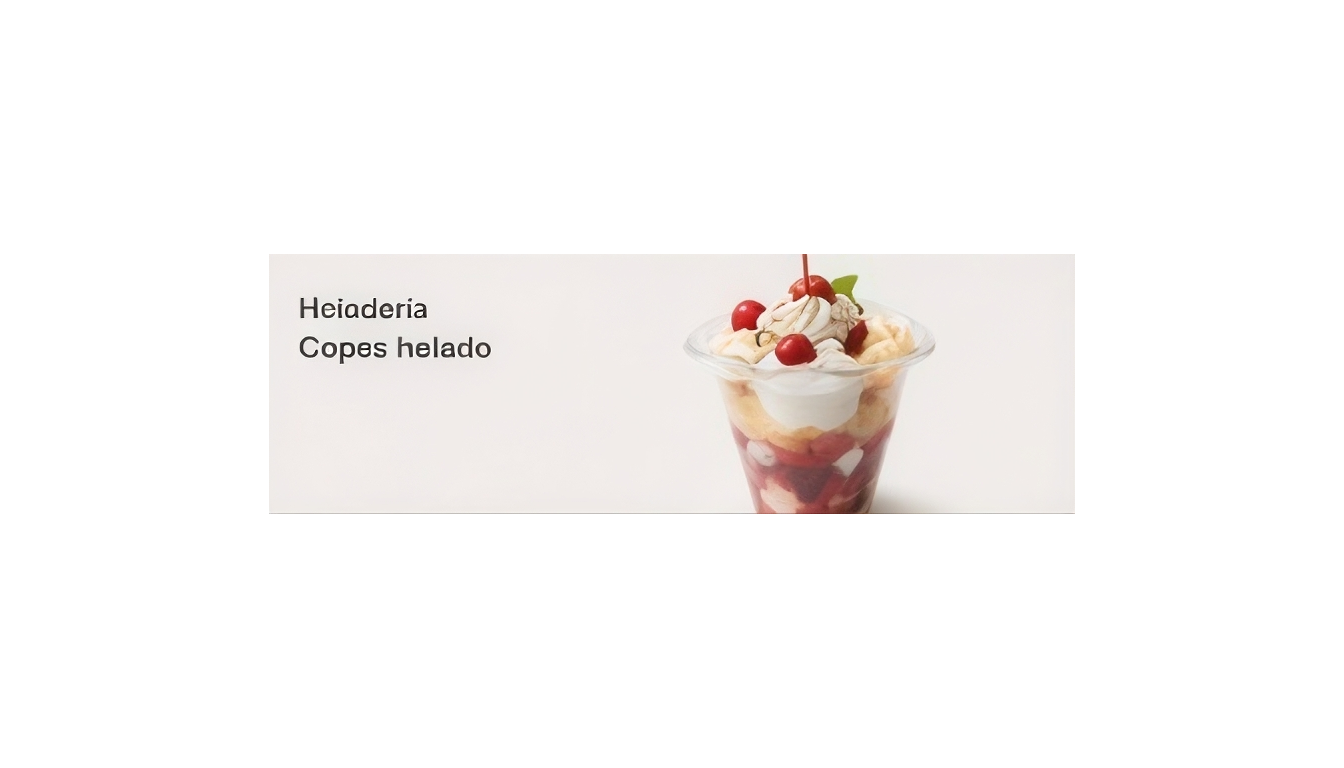Heladería,Copas helado